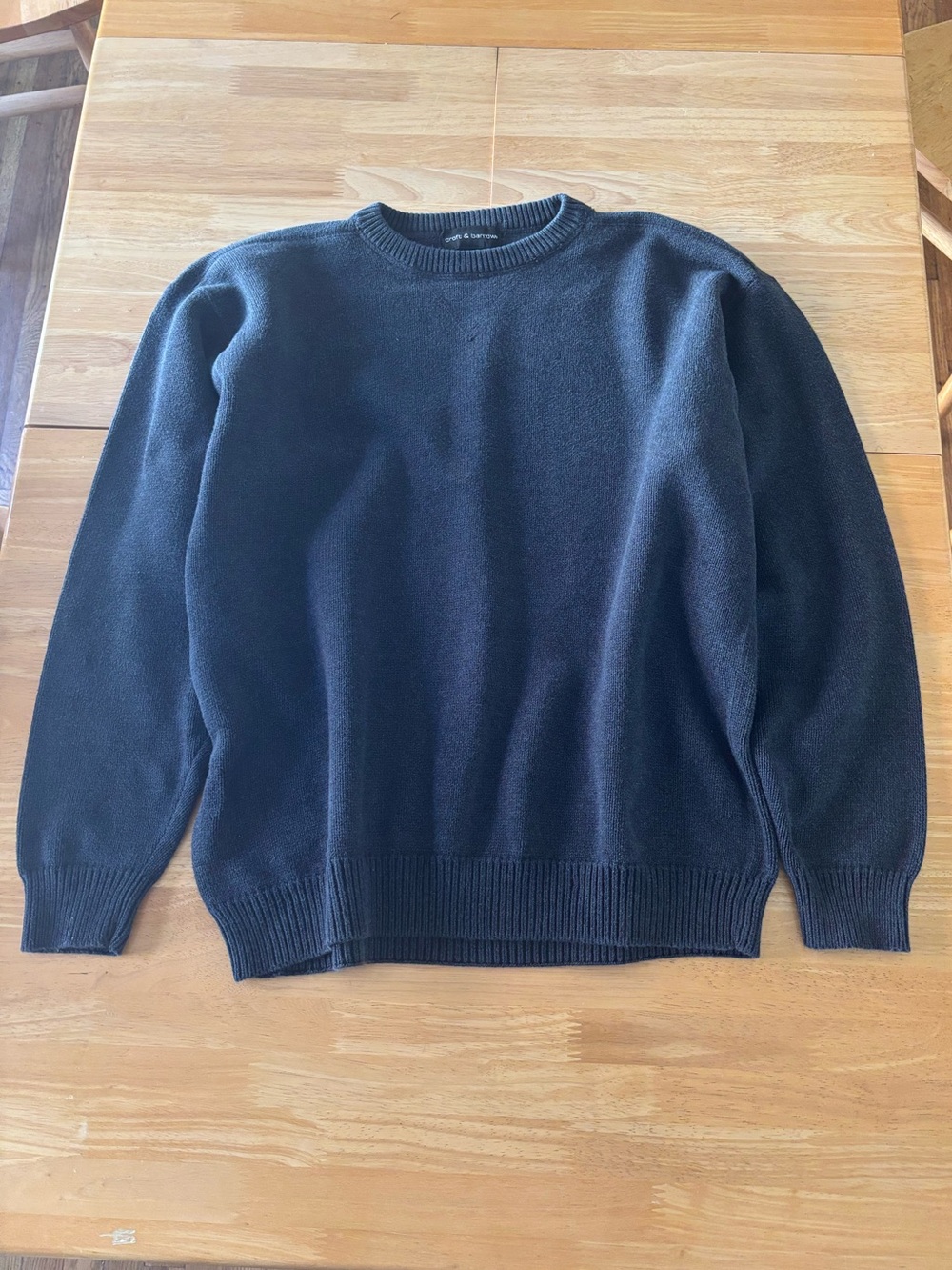 Navy Croft & Barrow 100% Cotton Sweater Size XLT